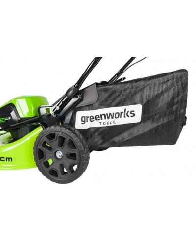 Аккумуляторная газонокосилка GREENWORKS (Гринворкс) GD60LM46HP (2502807UB) с АКБ 4 Ah и ЗУ
