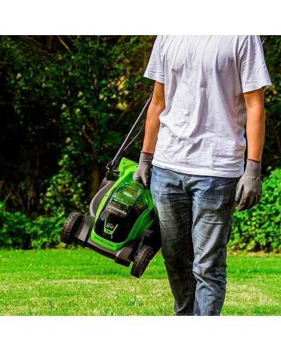 Аккумуляторная газонокосилка GREENWORKS (Гринворкс) GD24LM33K4 (2516107UB) с АКБ 4 Ah и ЗУ