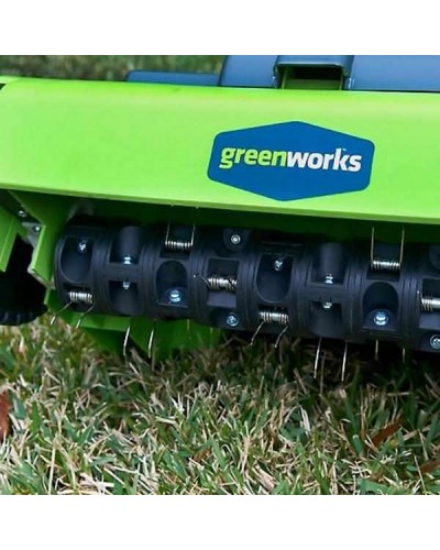 Аккумуляторный аэратор GREENWORKS (Гринворкс) GD40SC36 (2511507UA) c АКБ 2 Ah и ЗУ