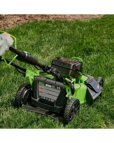 Аккумуляторная газонокосилка GREENWORKS (Гринворкс) GC82HPLM51 (2518907) без АКБ и ЗУ