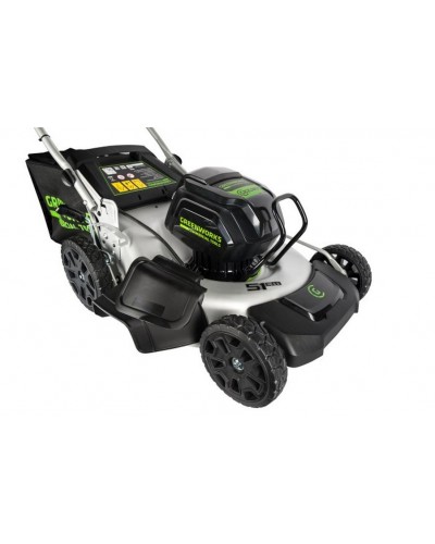 Аккумуляторная газонокосилка GREENWORKS (Гринворкс) GC82LM51K5 (2502007UB) с АКБ 5 Ah и ЗУ