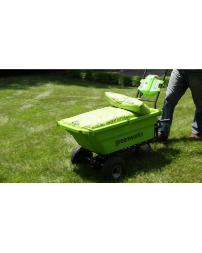 Купить аккумуляторную тележку GREENWORKS (Гринворкс) G40GCK2 (7400007UA) с АКБ 2 Ah и ЗУ