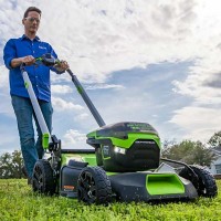 Купить аккумуляторную газонокосилку GREENWORKS (Гринворкс) GD60LM51SP без АКБ и ЗУ (2514307)
