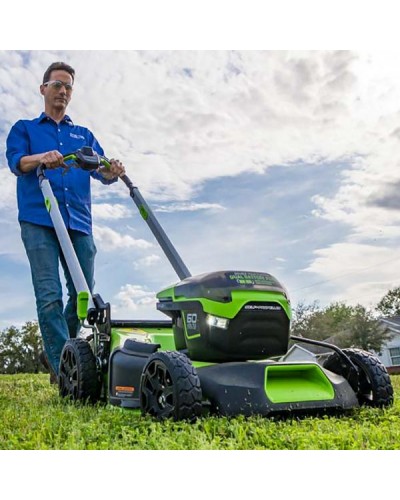 Купить аккумуляторную газонокосилку GREENWORKS (Гринворкс) GD60LM51SP без АКБ и ЗУ (2514307)