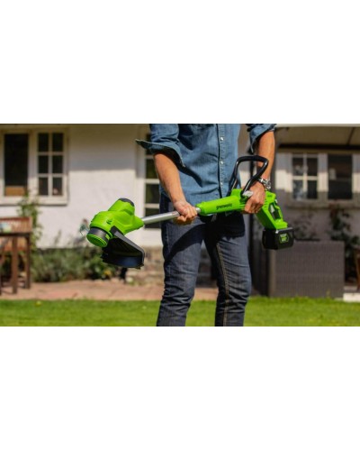 GREENWORKS (Гринворкс) Аккумуляторный триммер G24LT28 (2107107) без АКБ и ЗУ