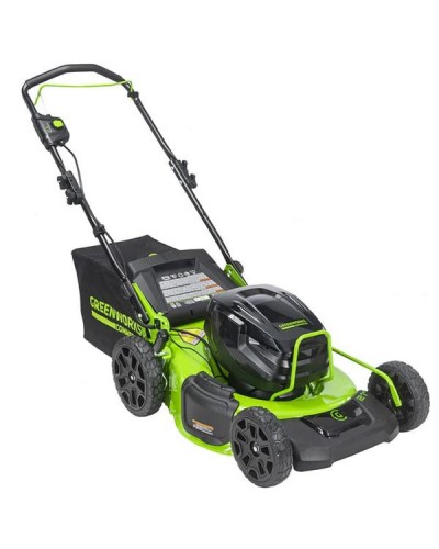 Аккумуляторная газонокосилка GREENWORKS (Гринворкс) GC82HPLM51 (2518907) без АКБ и ЗУ