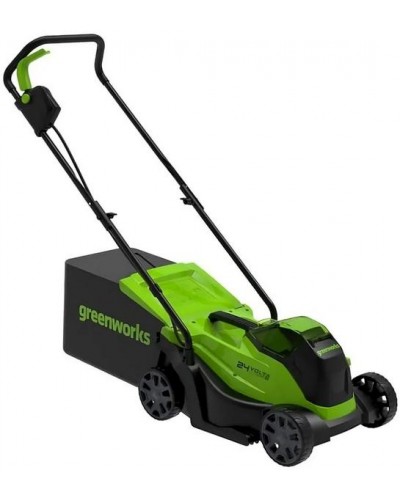 Аккумуляторная газонокосилка GREENWORKS (Гринворкс) GD24LM33K4 (2516107UB) с АКБ 4 Ah и ЗУ
