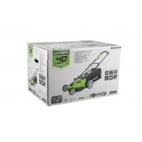 Аккумуляторная газонокосилка GREENWORKS (Гринворкс) G40LM49DBK5 (2500207UG) с АКБ 5 Ah и ЗУ