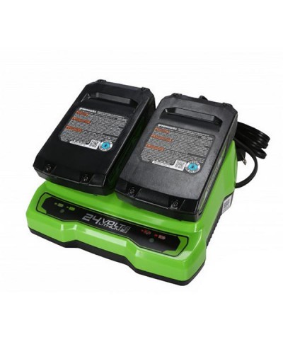 Зарядное устройство для 2-х аккумуляторов GREENWORKS (Гринворкс) G24X2UC2 (2931907)