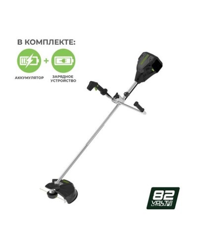 Аккумуляторный триммер GREENWORKS (Гринворкс) GС82BCBK5 (2103107UB) с АКБ 5 Ah и ЗУ