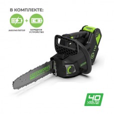 Аккумуляторная электропила GREENWORKS (Гринворкс) GD40TCSK5 (2003807UF) с АКБ 5 Ah и ЗУ