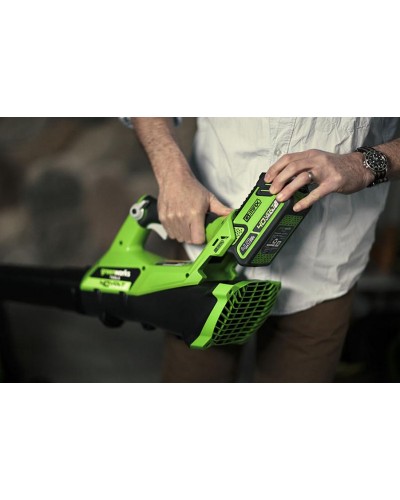 Аккумуляторный воздуходув GREENWORKS (Гринворкс) G40ABK5 (2400807UF) с АКБ 5 Ah и ЗУ