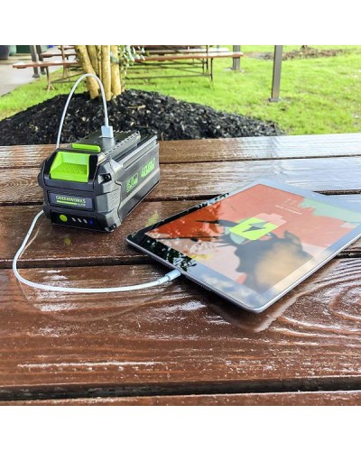 Аккумулятор GREENWORKS (Гринворкс) с USB разъемом 40V G40USB4 (2939507) 4Ah