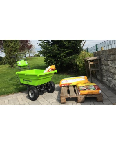 Купить аккумуляторную тележку GREENWORKS (Гринворкс) G40GCK2 (7400007UA) с АКБ 2 Ah и ЗУ