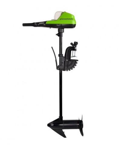 Аккумуляторный навесной мотор для лодки GREENWORKS (Гринворкс) G40TM55 (9000207) без АКБ и ЗУ