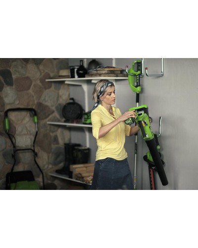 Аккумуляторный воздуходув GREENWORKS (Гринворкс) G40ABK4 (2400807UB) с АКБ 4 Ah и ЗУ