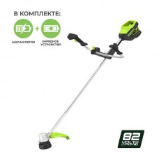 Аккумуляторный триммер GREENWORKS (Гринворкс) GD82BCB (2110707UA) с АКБ 2,5 Ah и ЗУ