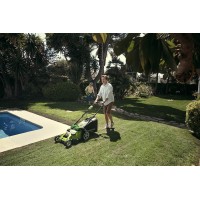 Аккумуляторная газонокосилка GREENWORKS (Гринворкс) G40LM49DBK5 (2500207UG) с АКБ 5 Ah и ЗУ