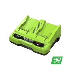 Быстрое зарядное устройство на 2 слота GREENWORKS (Гринворкс) G40UC8 (2938807)
