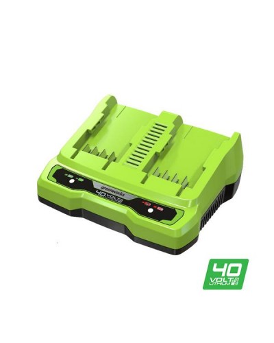 Быстрое зарядное устройство на 2 слота GREENWORKS (Гринворкс) G40UC8 (2938807)