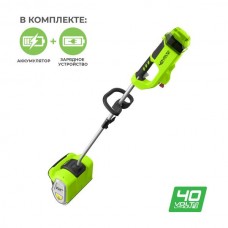 Аккумуляторный снегоуборщик GREENWORKS (Гринворкс) GD40SSK6 40V 30 см (2600807UG6) с АКБ 6 Ah (4+2Ah) и ЗУ