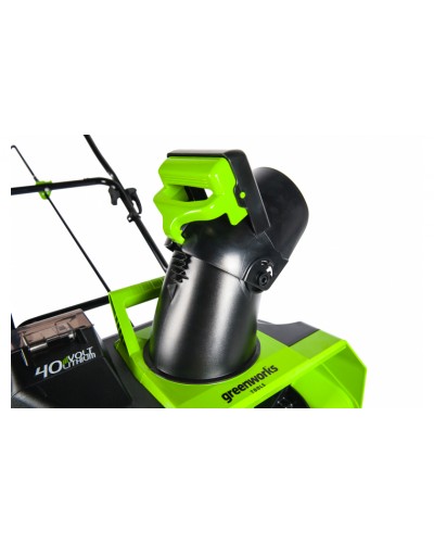 Купить аккумуляторный снегоуборщик GREENWORKS (Гринворкс) GD40SB 40V 51 см (2600607) с АКБ 4 Ah и ЗУ