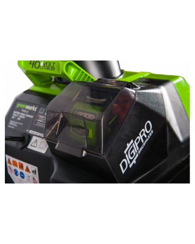 Купить аккумуляторный снегоуборщик GREENWORKS (Гринворкс) GD40SB 40V 51 см (2600607) с АКБ 4 Ah и ЗУ