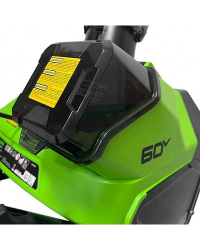 Аккумуляторный снегоуборщик GREENWORKS (Гринворкс) GD60PST 60V 51 см (2602907UB) с АКБ 6 Ah (4+2 Ah) и ЗУ