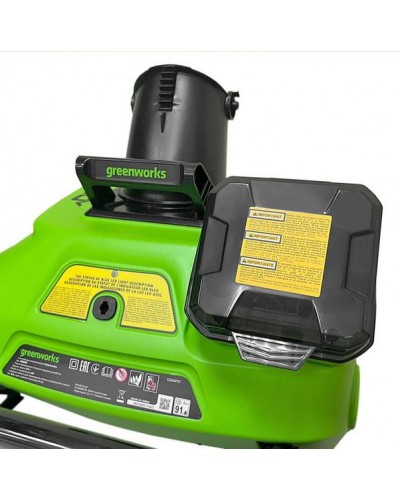 Аккумуляторный снегоуборщик GREENWORKS (Гринворкс) GD60PST 60V 51 см (2602907UB) с АКБ 6 Ah (4+2 Ah) и ЗУ