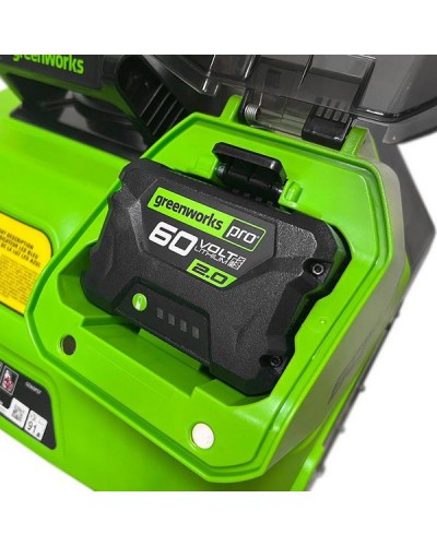 Аккумуляторный снегоуборщик GREENWORKS (Гринворкс) GD60PST 60V 51 см (2602907UB) с АКБ 6 Ah (4+2 Ah) и ЗУ