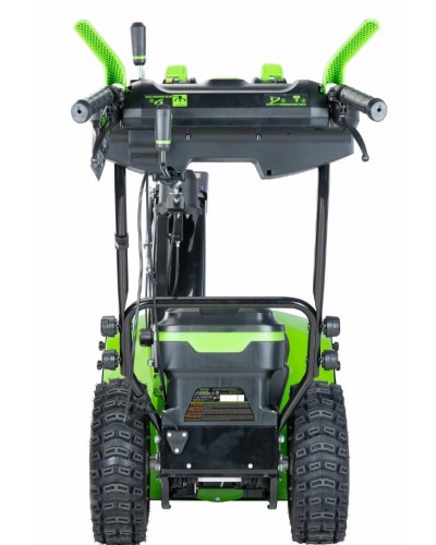 Купить аккумуляторный самоходный снегоуборщик GREENWORKS (Гринворкс) GD82ST56 82V 61 см (2602807U3A) c 3-мя АКБ 2,5 Ah и ЗУ