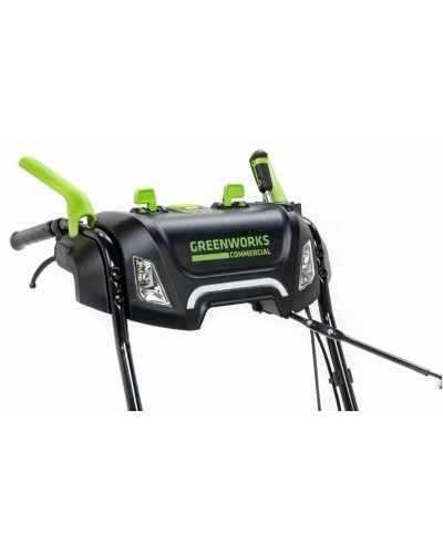 Купить аккумуляторный самоходный снегоуборщик GREENWORKS (Гринворкс) GD82ST56 82V 61 см (2602807U3A) c 3-мя АКБ 2,5 Ah и ЗУ