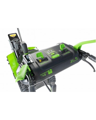 Купить аккумуляторный самоходный снегоуборщик GREENWORKS (Гринворкс) GD82ST56 82V 61см (2602807U3C) c 3-мя аккумуляторами 8 Ah и двойным зарядным устройством
