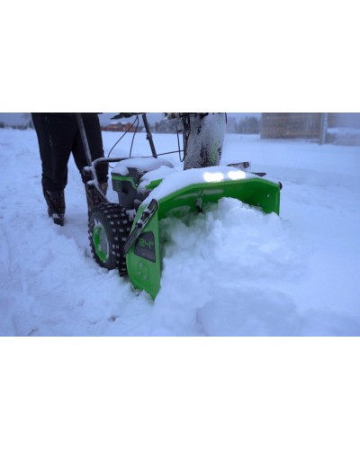 Купить аккумуляторный самоходный снегоуборщик GREENWORKS (Гринворкс) GD82ST56 82V 61см (2602807U3C) c 3-мя аккумуляторами 8 Ah и двойным зарядным устройством