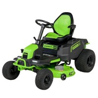 Райдер (газонокосилка с сиденьем) GREENWORKS (Гринворкс) CrossoverT CRT428 82V (7404507), 107 см аккумуляторный
