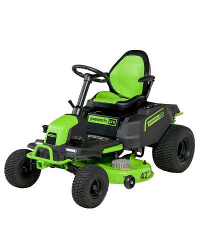 Райдер (газонокосилка с сиденьем) GREENWORKS (Гринворкс) CrossoverT CRT428 82V (7404507), 107 см аккумуляторный