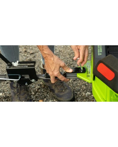 Райдер (газонокосилка с сиденьем) GREENWORKS (Гринворкс) CrossoverT CRT428 82V (7404507), 107 см аккумуляторный