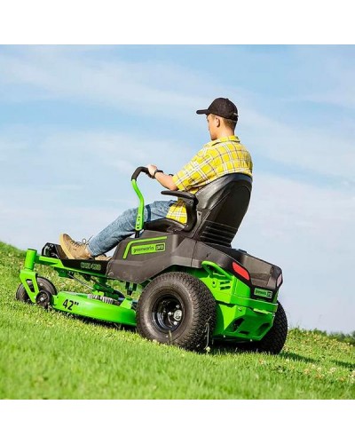 Райдер (газонокосилка с сиденьем) GREENWORKS (Гринворкс) Zero Turn CrossoverT CRZ428 82V 7404107 (107 см) аккумуляторный