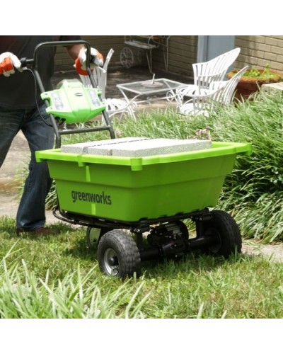 Купить аккумуляторную тележку GREENWORKS G40GC (7400007) без АКБ и ЗУ