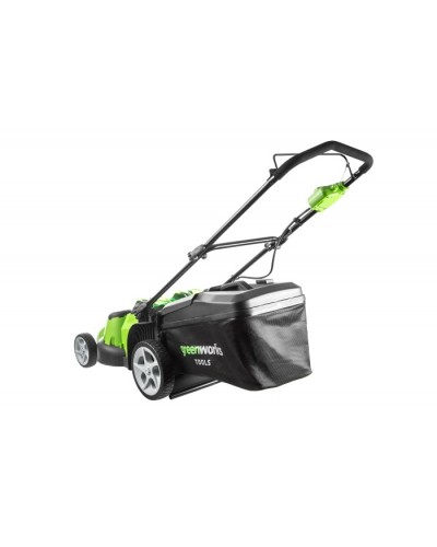 Аккумуляторная газонокосилка GREENWORKS (Гринворкс) G40LM49DB (2500207) без АКБ и ЗУ (несамоходная, два ножа TwinForce)