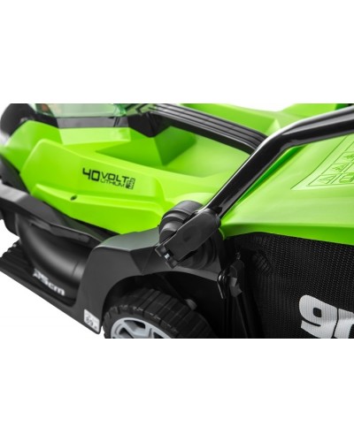 Купить несамоходную аккумуляторную газонокосилку GREENWORKS (Гринворкс) G40LM35K4. БЕЗ АКБ и ЗУ (2501907) Купить несамоходную аккумуляторную газонокосилку GREENWORKS (Гринворкс) G40LM35K4. БЕЗ АКБ и ЗУ (2501907)
