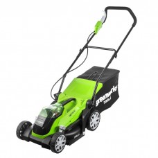 Купить несамоходную аккумуляторную газонокосилку GREENWORKS (Гринворкс) G40LM35K4. БЕЗ АКБ и ЗУ (2501907)