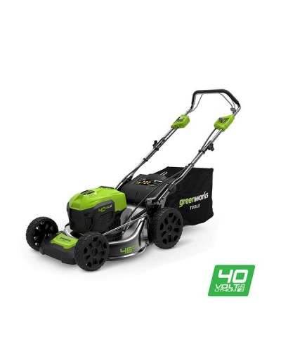 Купить самоходную аккумуляторную газонокосилку GREENWORKS (Гринворкс) GD40LM46SP (2506807) без АКБ и ЗУ (самоходная с вариатором скорости)