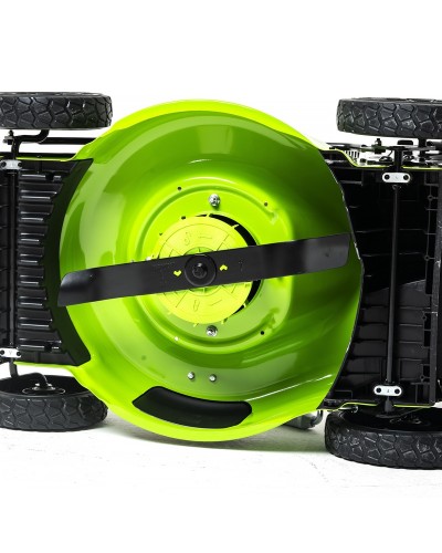 Несамоходная аккумуляторная газонокосилка GREENWORKS (Гринворкс) GD40LM46HP (2514407UH) с двумя АКБ 4 Ah и ЗУ