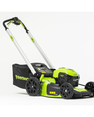 Самоходная аккумуляторная газонокосилка GREENWORKS (Гринворкс) GD40LM48SP (2517407) без АКБ и ЗУ