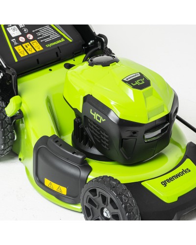 Самоходная аккумуляторная газонокосилка GREENWORKS (Гринворкс) GD40LM48SP (2517407) без АКБ и ЗУ