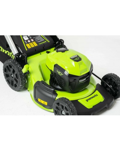 Самоходная аккумуляторная газонокосилка GREENWORKS (Гринворкс) GD40LM48SP (2517407) без АКБ и ЗУ