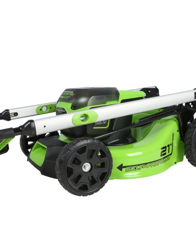 Аккумуляторная газонокосилка GREENWORKS (Гринворкс) GD60LM51SP c АКБ 4 Ah и ЗУ (2514307UB) Аккумуляторная газонокосилка GREENWORKS (Гринворкс) GD60LM51SP c АКБ 4 Ah и ЗУ (2514307UB)