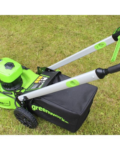 Аккумуляторная газонокосилка GREENWORKS (Гринворкс) GD60LM51SP c АКБ 4 Ah и ЗУ (2514307UB) Аккумуляторная газонокосилка GREENWORKS (Гринворкс) GD60LM51SP c АКБ 4 Ah и ЗУ (2514307UB)
