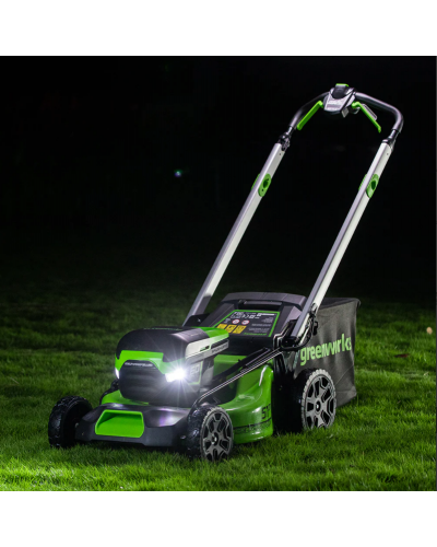 Аккумуляторная газонокосилка GREENWORKS (Гринворкс) GD60LM51SP c АКБ 4 Ah и ЗУ (2514307UB) Аккумуляторная газонокосилка GREENWORKS (Гринворкс) GD60LM51SP c АКБ 4 Ah и ЗУ (2514307UB)